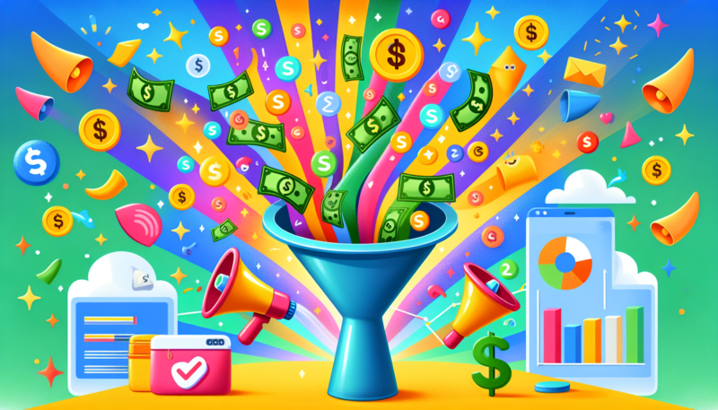 An illustration of an optimized ad budget for lead generation.